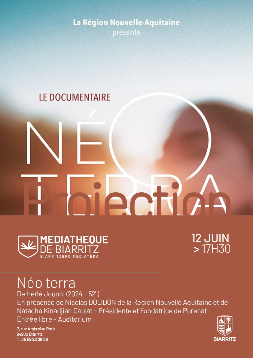 Documentaire Neo Terra & débat avec invités